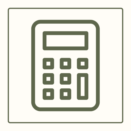 Calculatrice simple avec affichage et touches.
